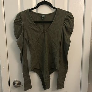 Wild Fable Green Bodysuit | Size Small